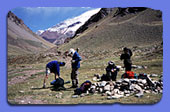 Preparando Equipos en Horcones