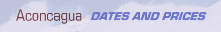 Fechas y Precios de las Expediciones
